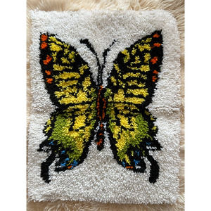 Vintage carpeted wall-hanging